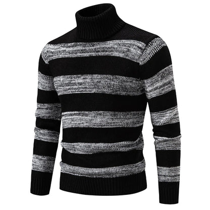 CARLO - HERRENSTRICKPULLOVER MIT STEHKRAGEN