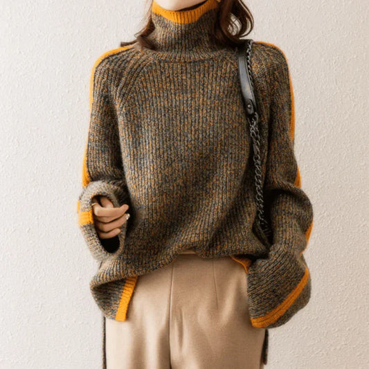 MINA - STYLISCHER ROLLKRAGENPULLOVER