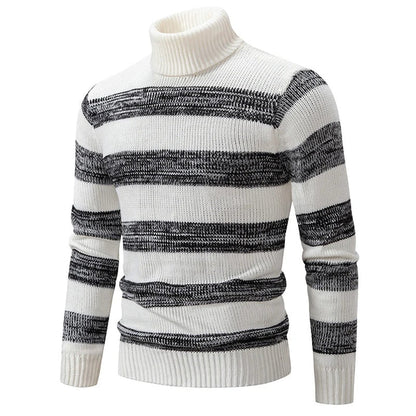 CARLO - HERRENSTRICKPULLOVER MIT STEHKRAGEN