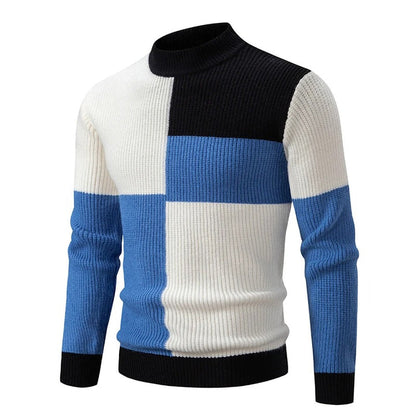 CARLO - HERRENSTRICKPULLOVER MIT STEHKRAGEN
